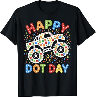 Colorful Monster Truck Polka Dot Art Student Unisex T-shirt, Sweatshirt, Hoodie (1)