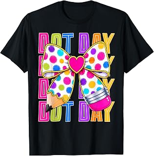 Happy Dot Day Pencil Coquette Bow Polka Dot Sept 15th Girly (1)