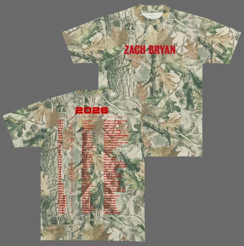 Zach Bryan Tour Heaven Tour 2026 3d Tee Unisex T-shirt, Sweatshirt, Hoodie (1)